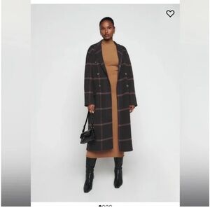 REFORMATION leighton coat